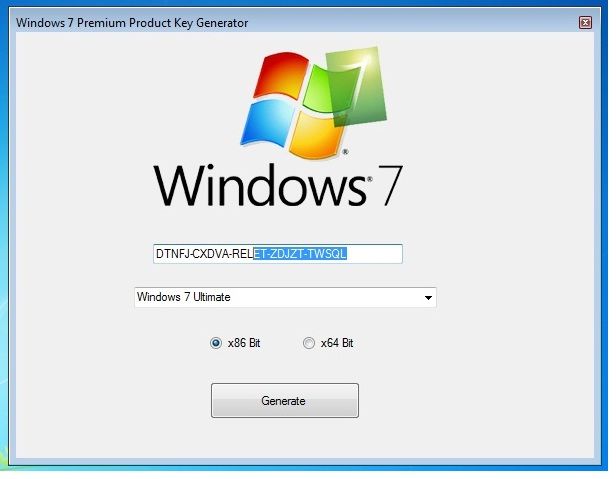 Free Windows 7 Product Key Generator